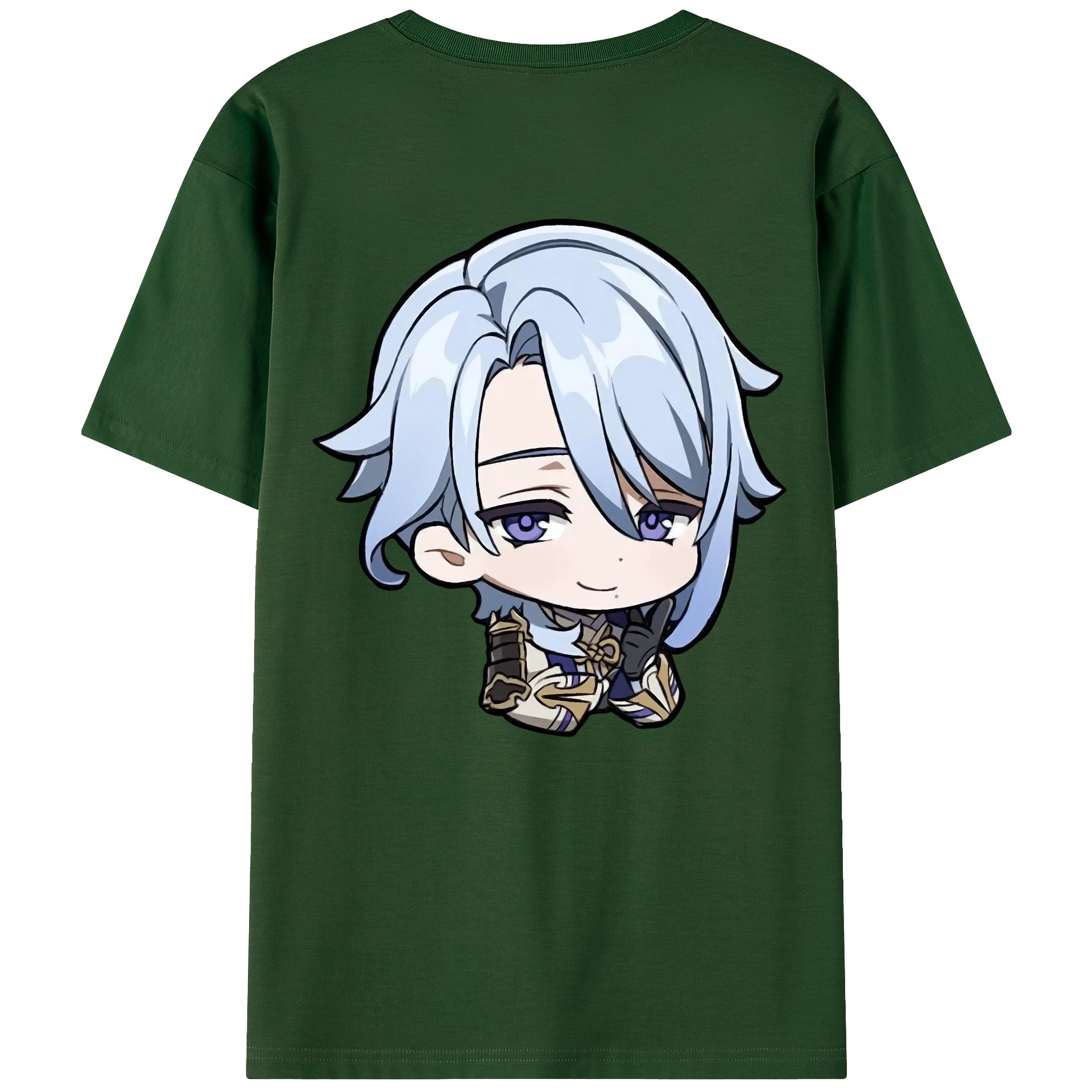 げんし神 神里綾人 かみさとあやと genshin Kamisato Ayato 綿100％半袖Tシャツ（背面プリント）